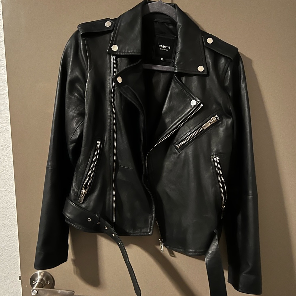 Barney’s Originals Leather Jacket